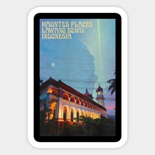 Haunted Places Lawang Sewu Indonesia Art Nouveau Sticker